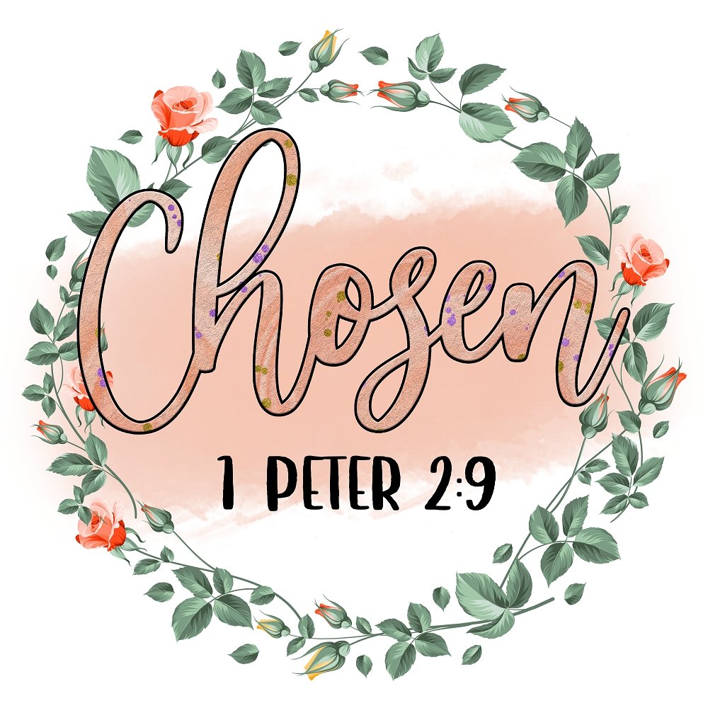 Chosen Bible Verse Fabric Panel
