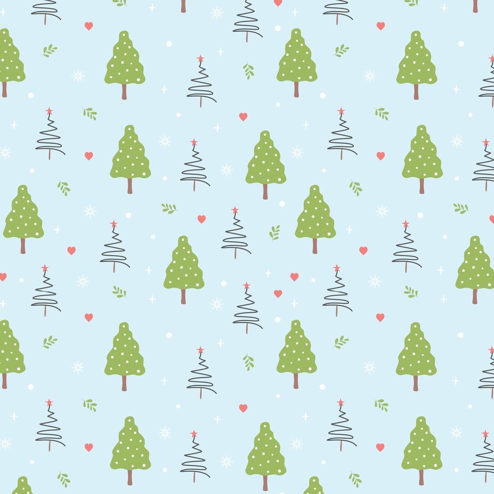 Whimsical Forest Fabric - Blue