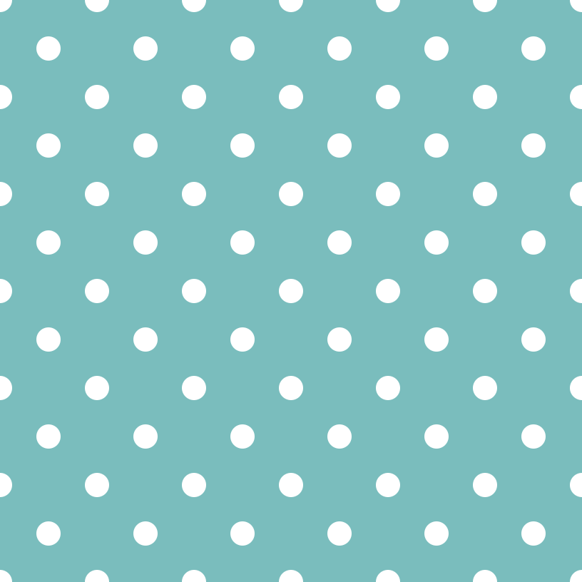 White Dots Fabric - Cornflower