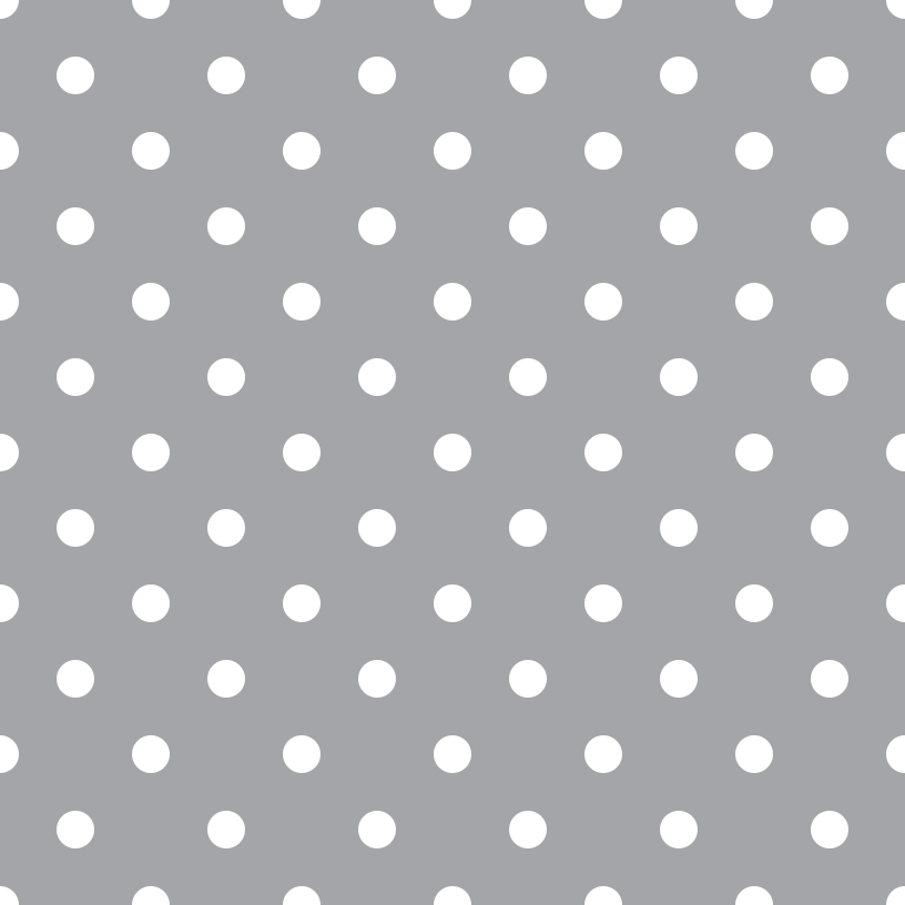 White Dots Fabric - Dusty Gray