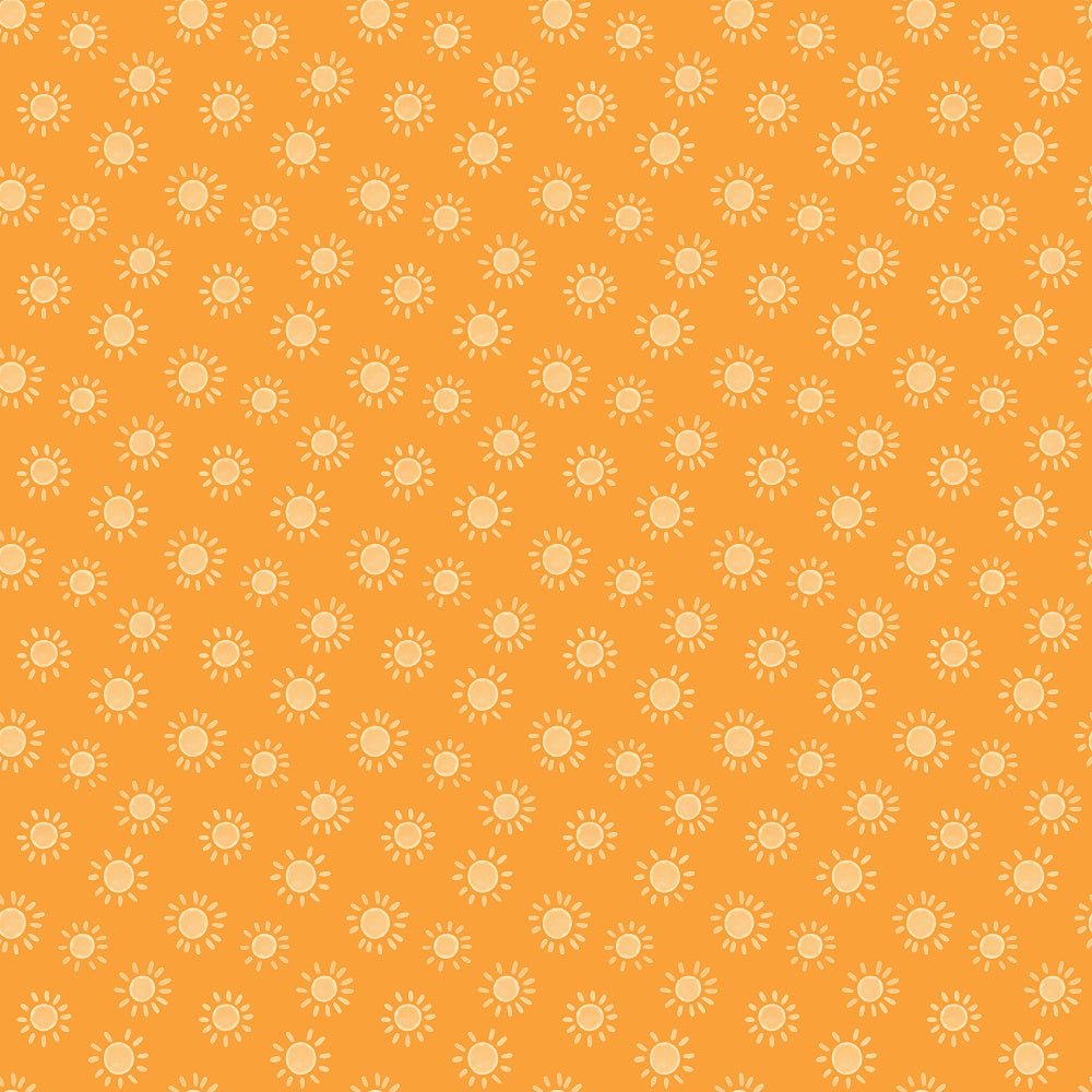 Wild West Blazing Sun Fabric