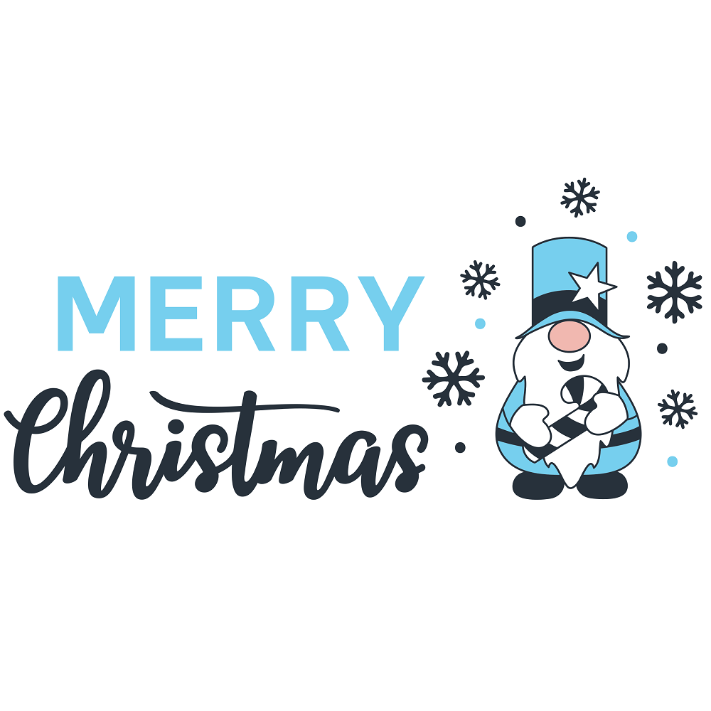 Winter Wonderland Christmas Gnome Fabric Panel