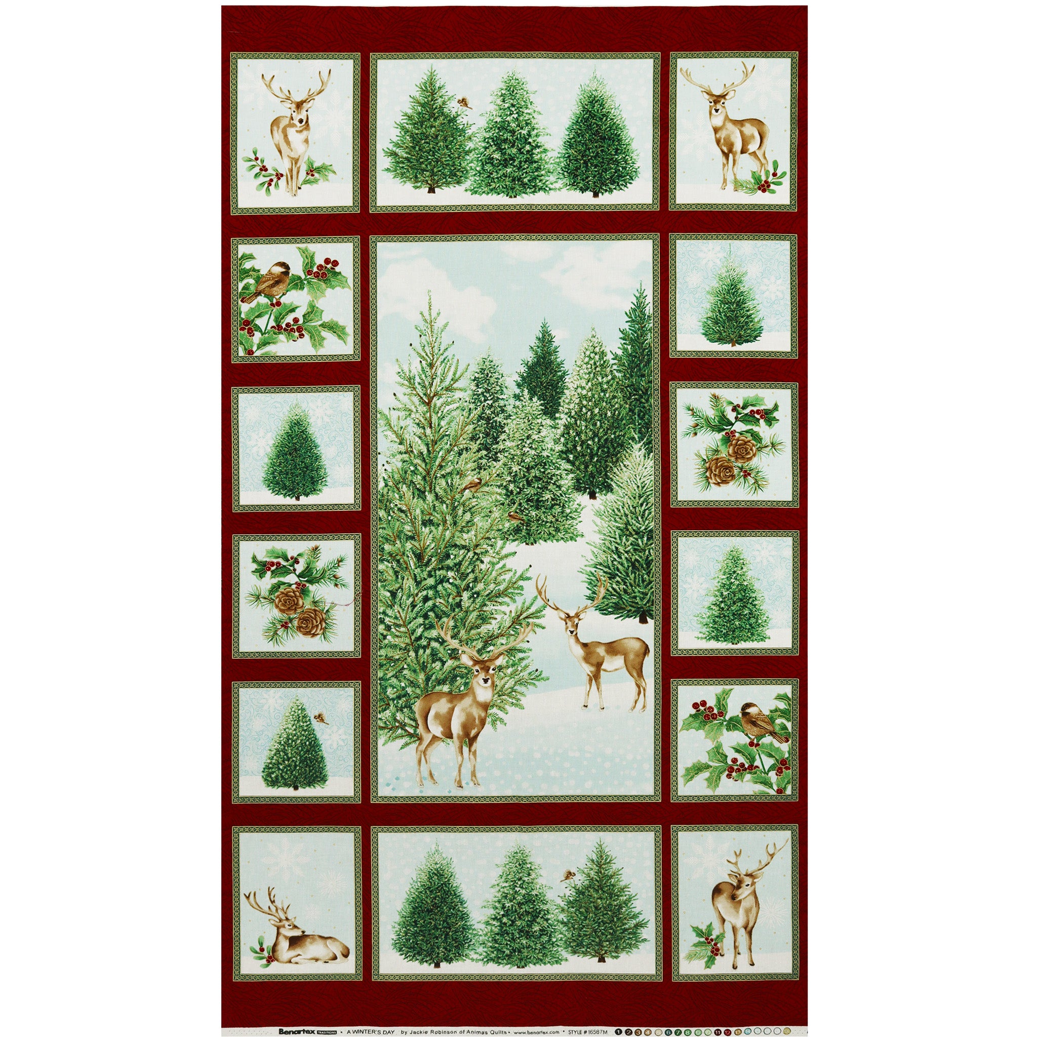 A Winter's Day Fabric Collection - A Winter's Day Panel