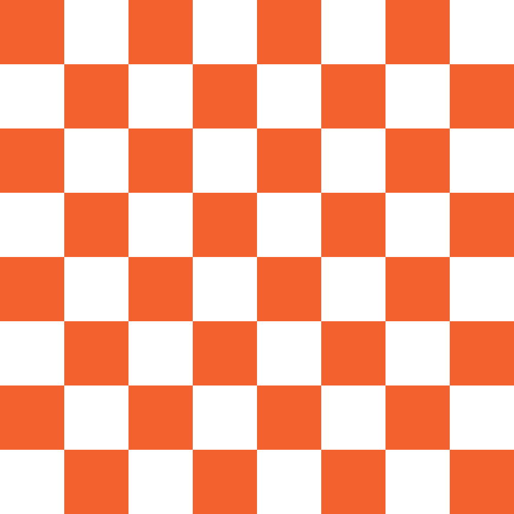 Checkered Basics Fabric - Pumpkin