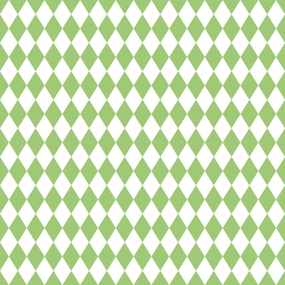 Checkered Diamond Pattern Basics Fabric - Pistachio Green