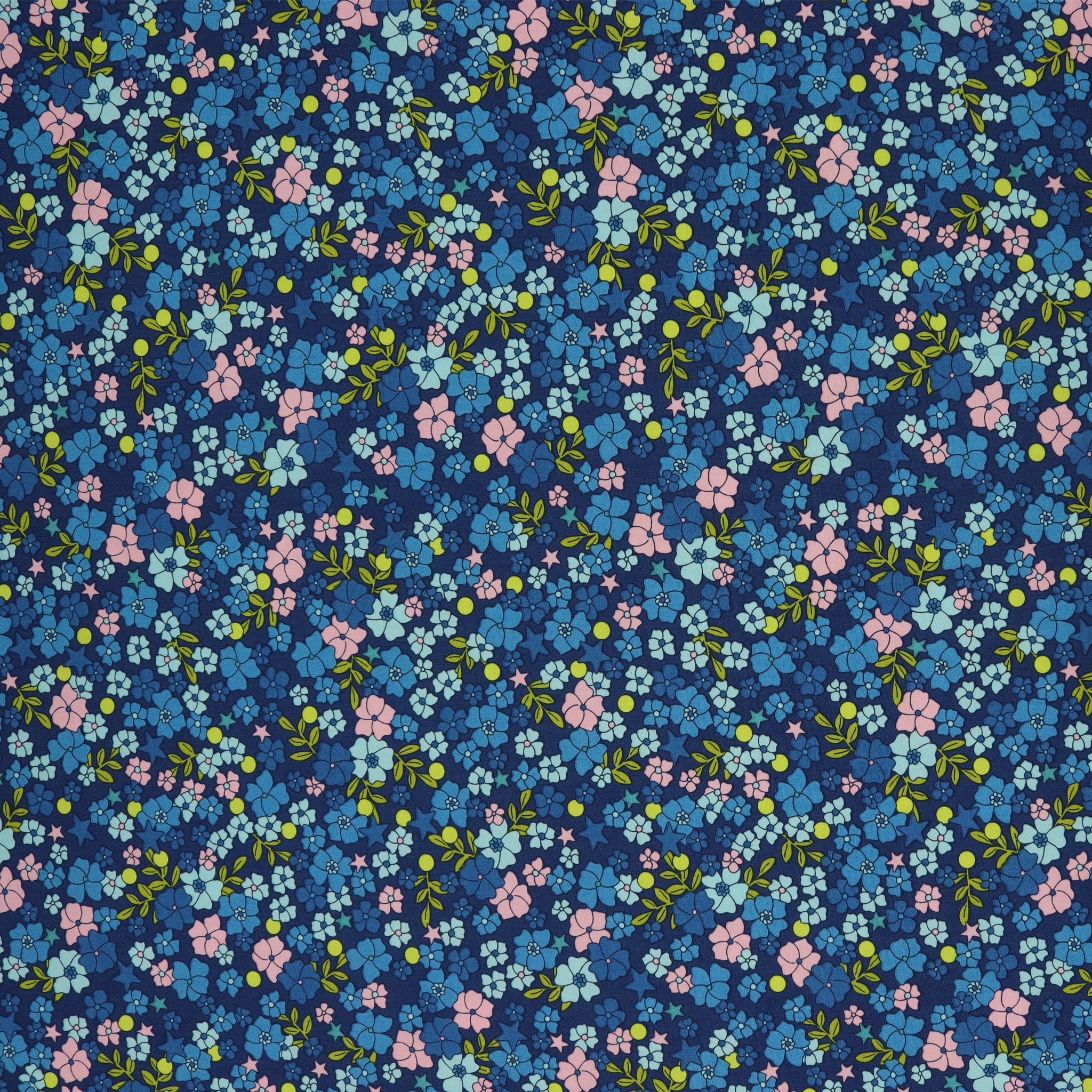 Tiny Secrets Fabric Collection - Hidden Garden Navy