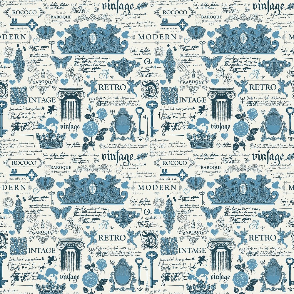 Vintage Abstract Fabric