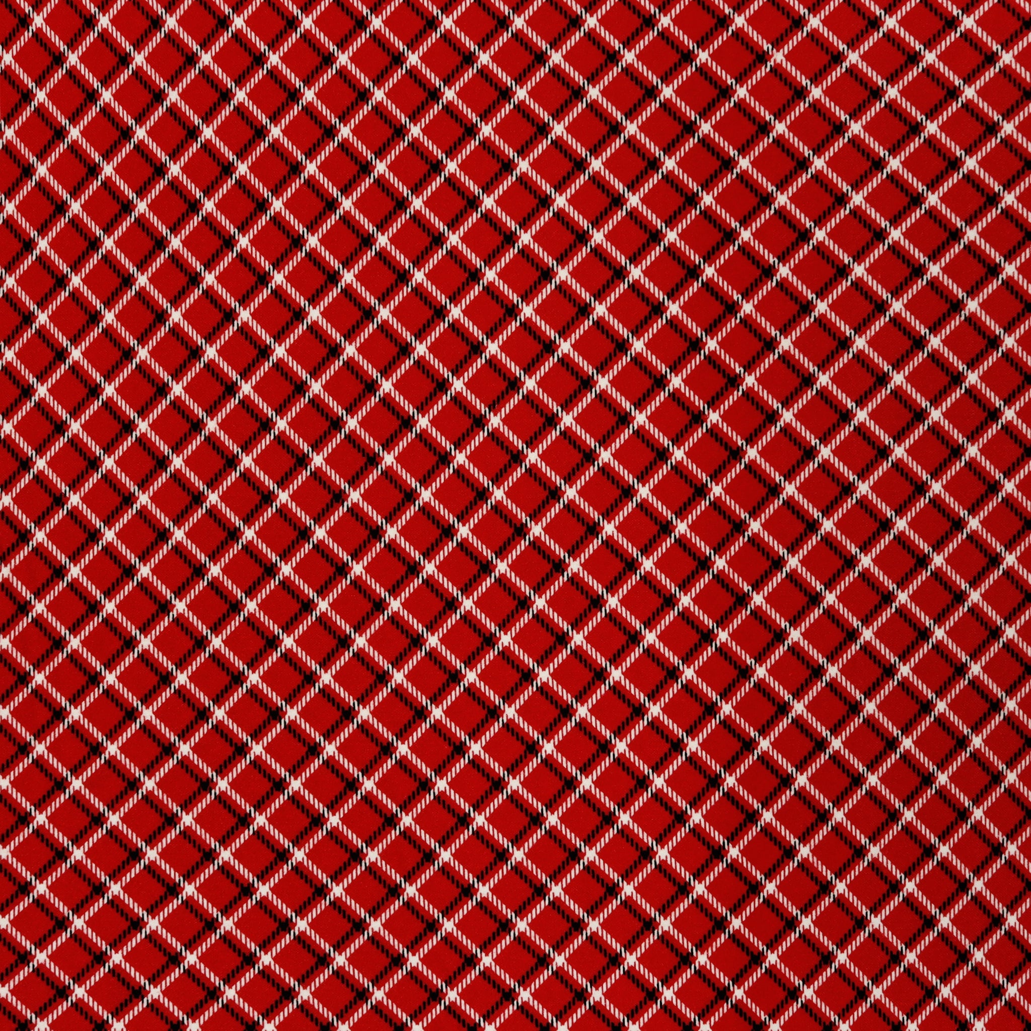 Winter Wonders Flannel Fabric Collection - Winter Wonders Plaid Red