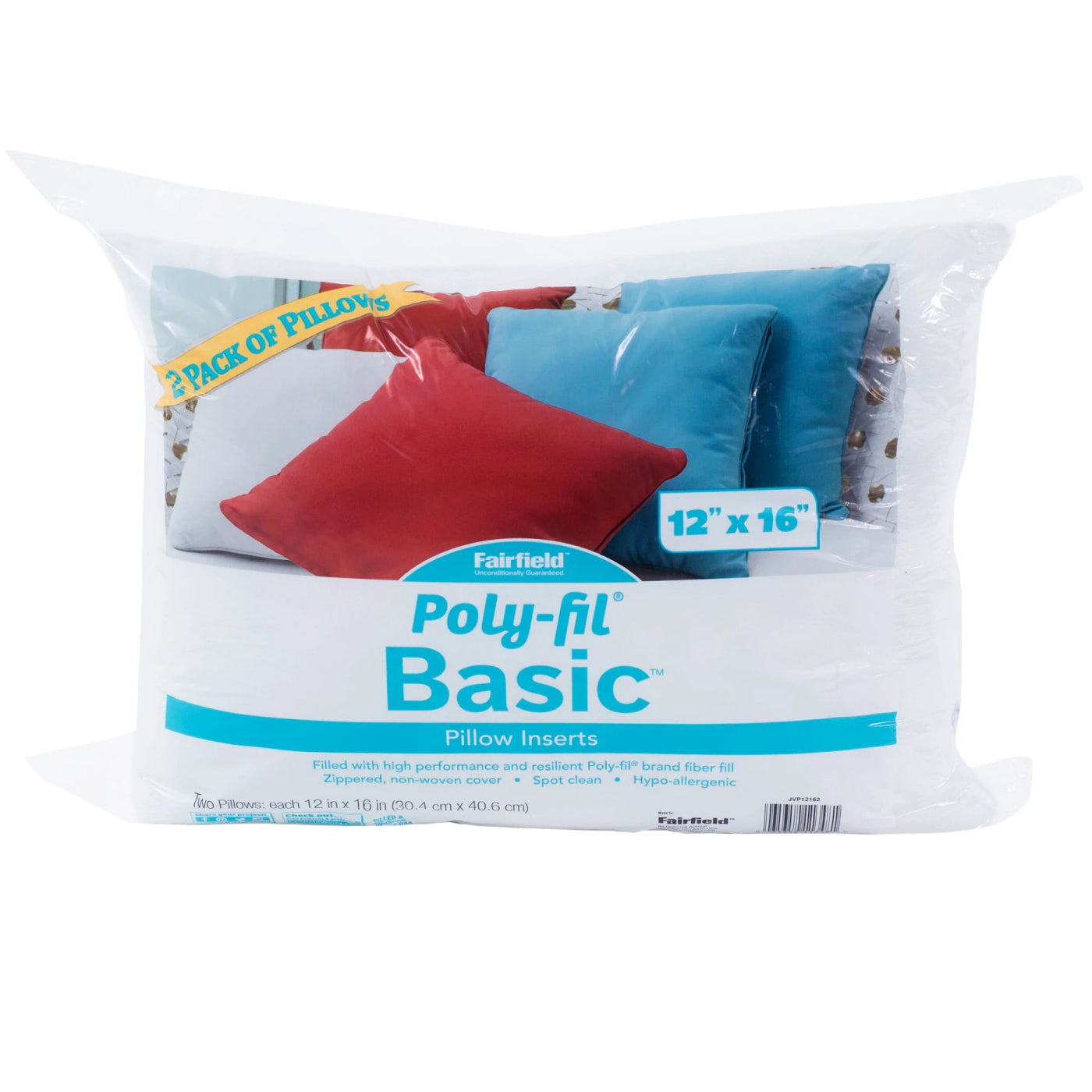 2pk Poly-Fil Basic Pillow Inserts