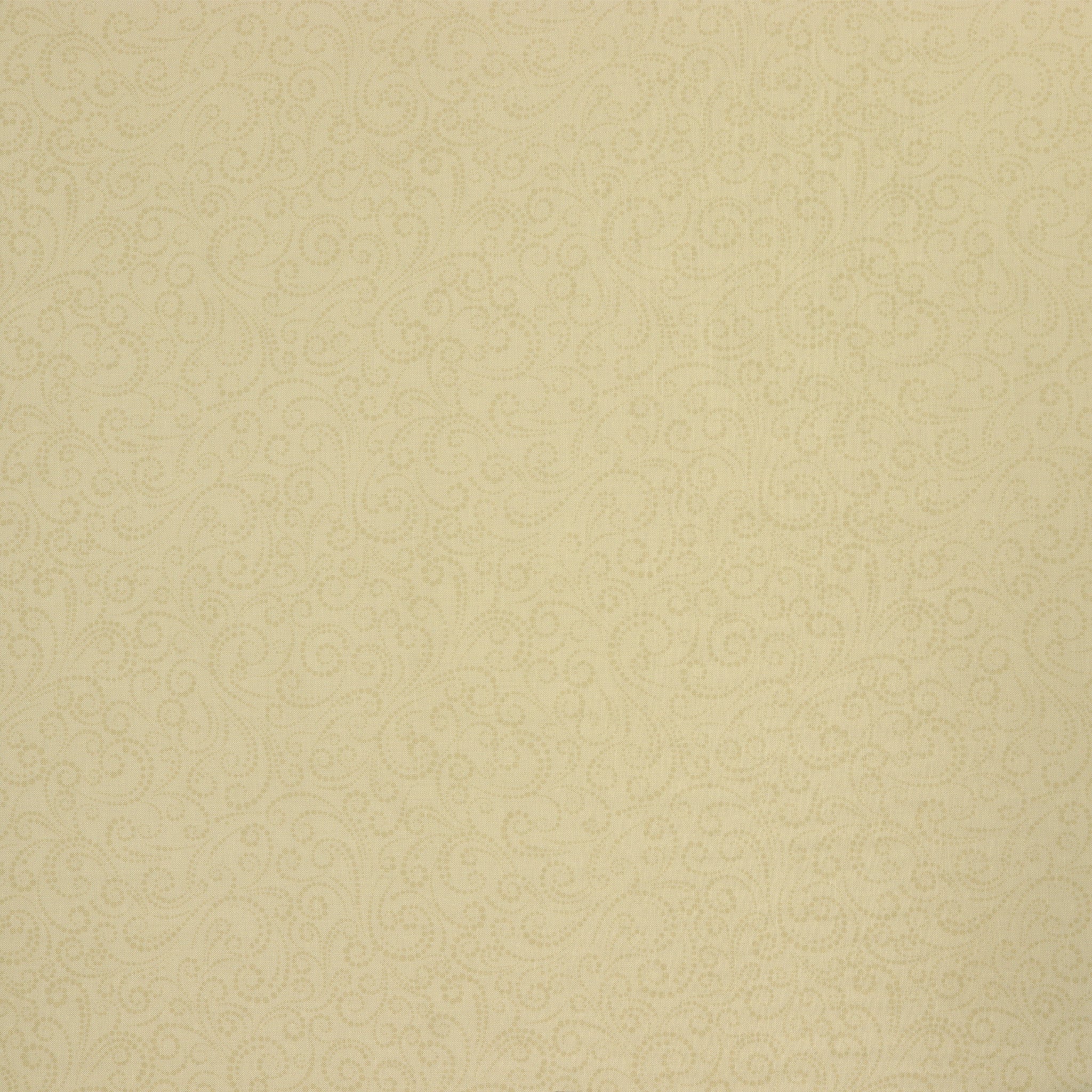 A Winter's Day Fabric Collection - Dotted Scroll Natural