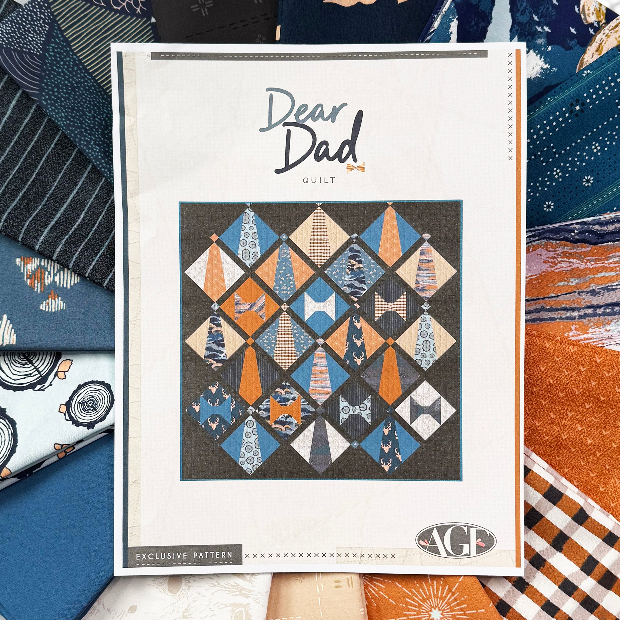 Art Gallery Dear Dad Quilt Pattern Kit