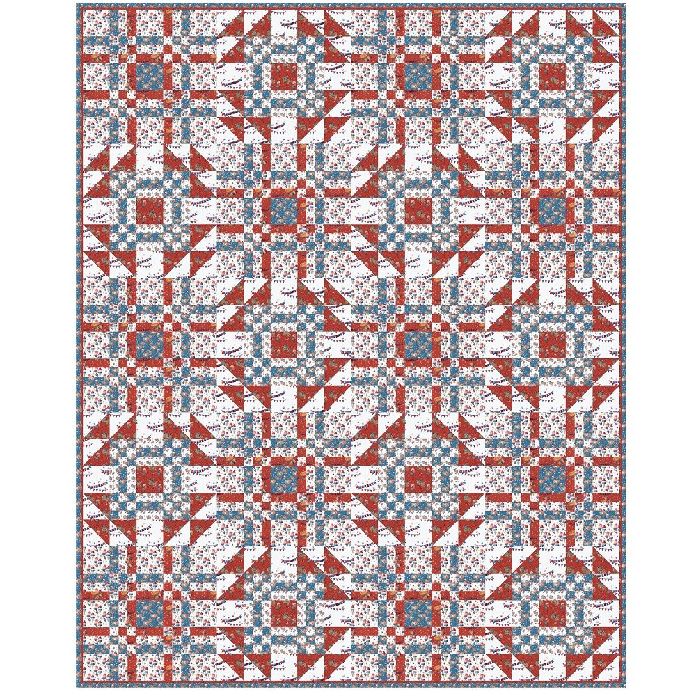 Celebrate Freedom Quilt Kit - 61 1/2" x 76 1/2"