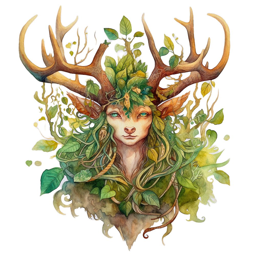 Celtic Dreams Cervitaur #2 Fabric Panel