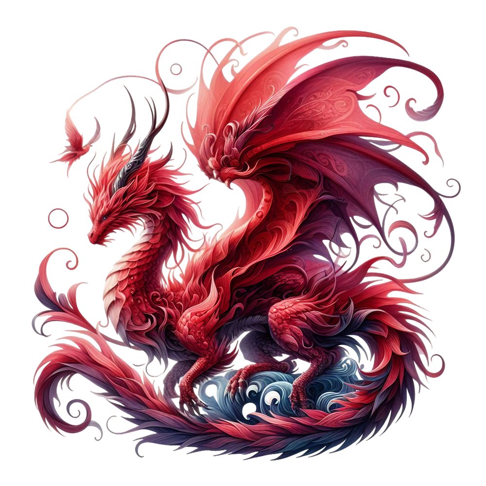 The Dragon Lair Dragon #48 Fabric Panel