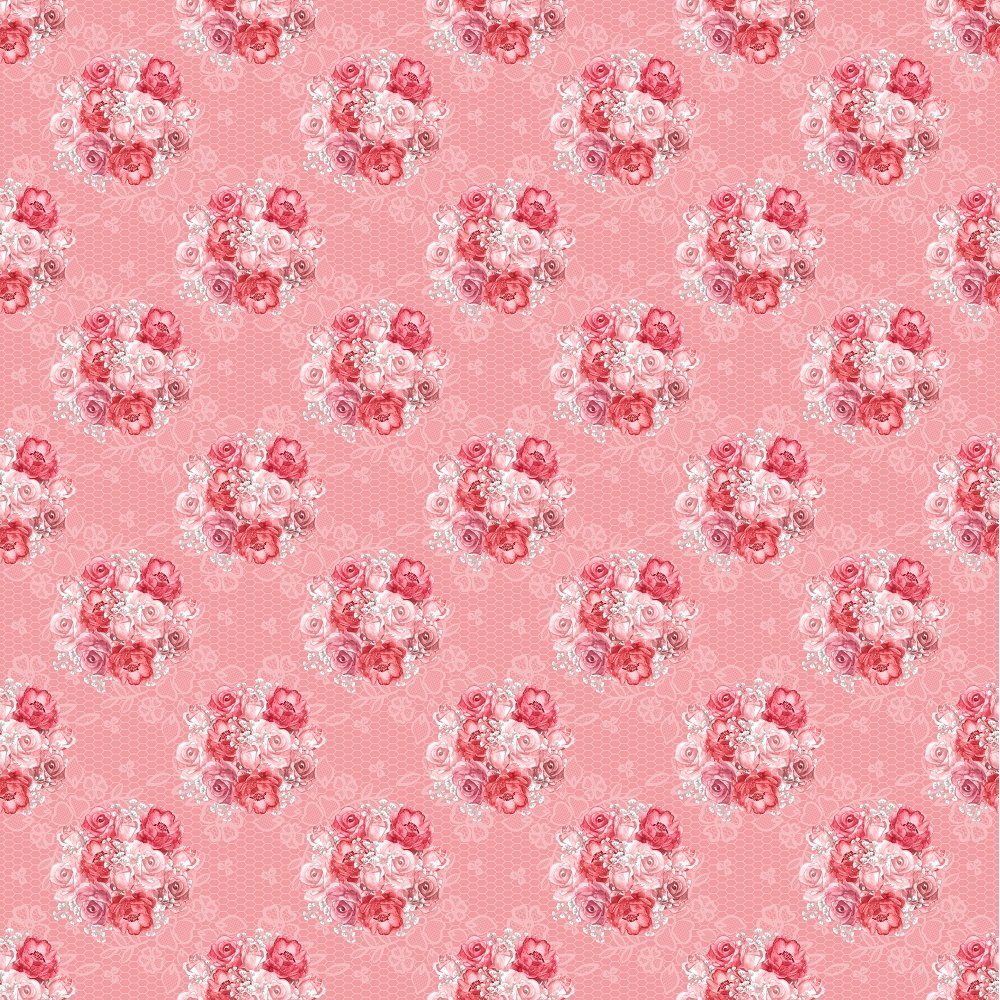 Valentine Bouquet Fabric