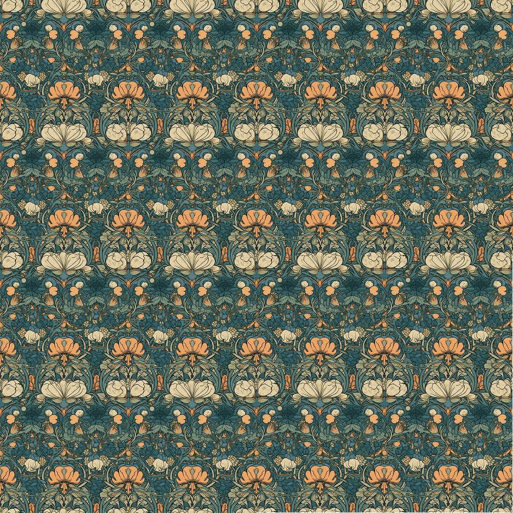 Vintage Fairytale Pattern #10 Fabric