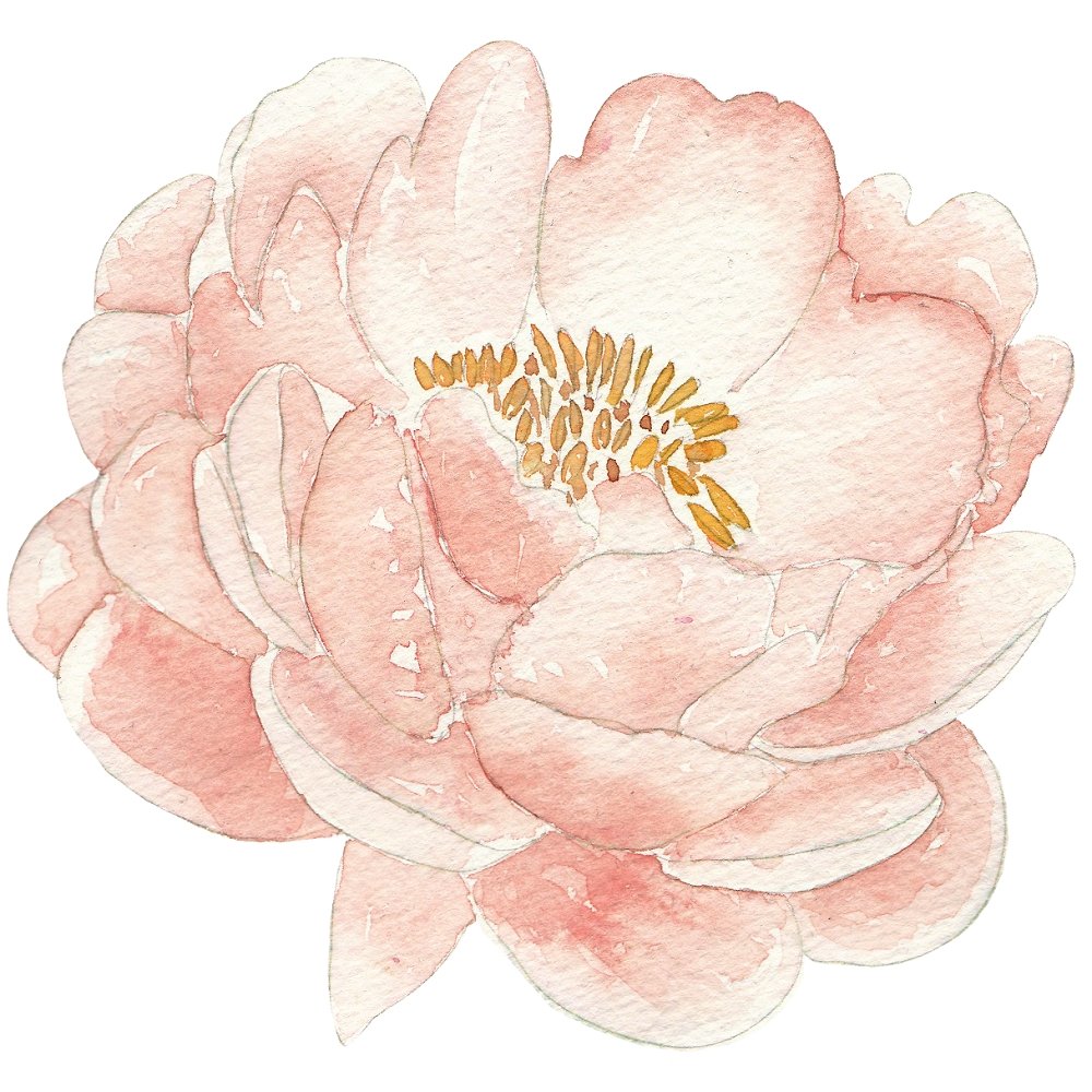 Tea Time Floral #1 Fabric Panel