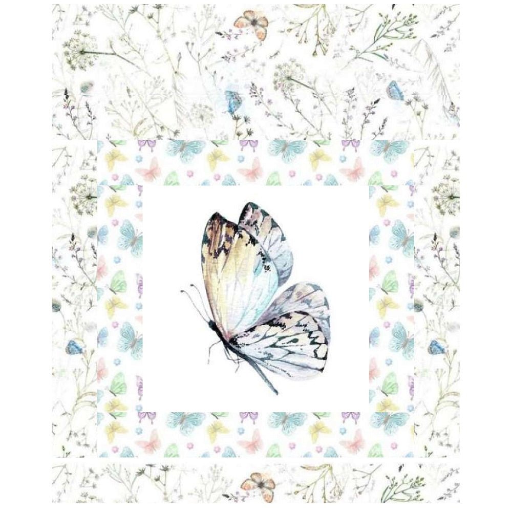 Butterflies Fly Free Mini Wall Hanging 9" x 9"