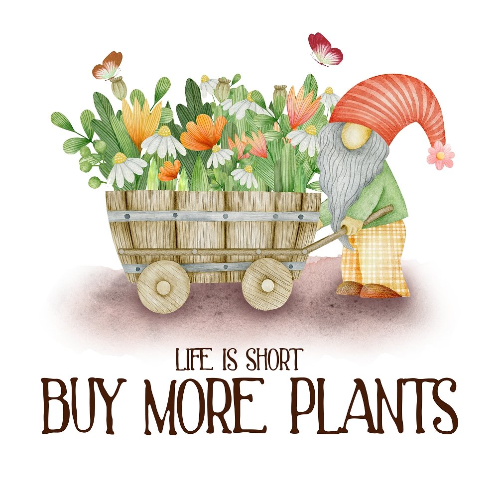 Buy More Plants Fabric Panel