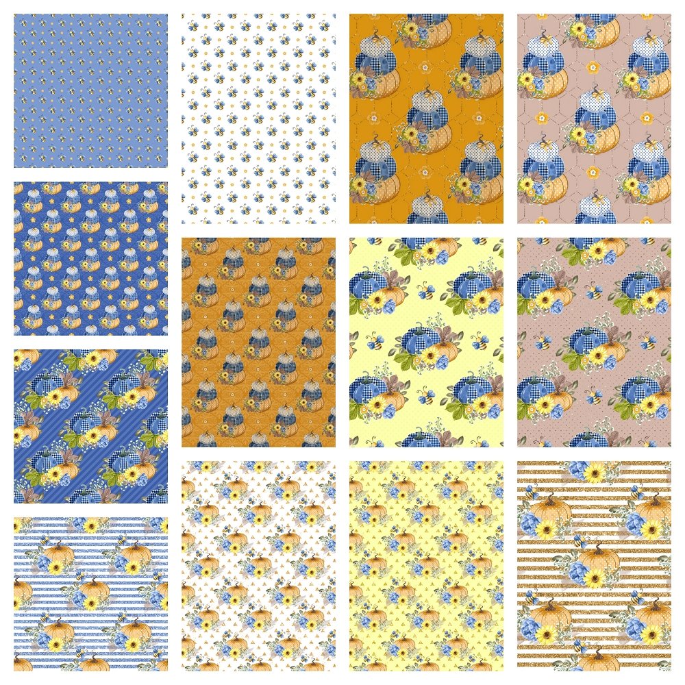 Buzzin' Around The Patch Fabric Collection - 1 Yard Bundle