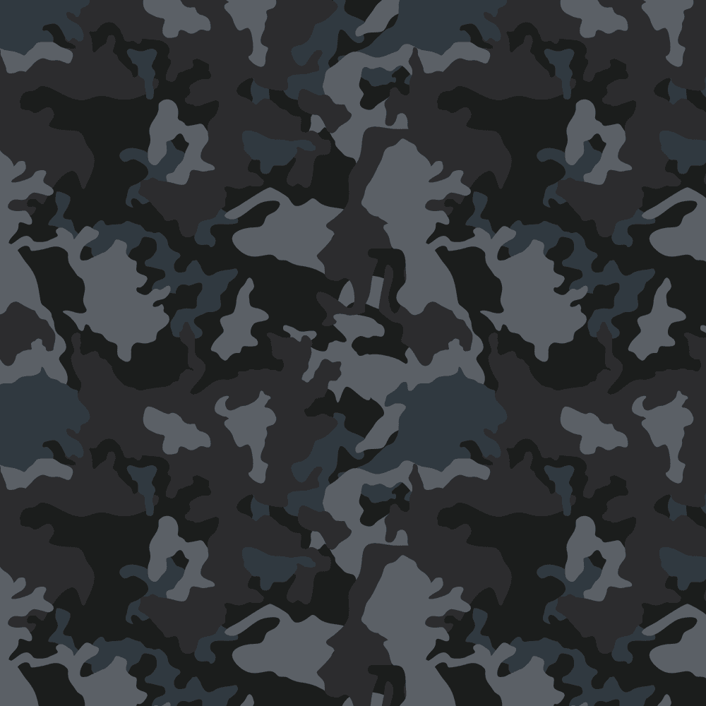 Camouflage Fabric - Black/Dark Gray