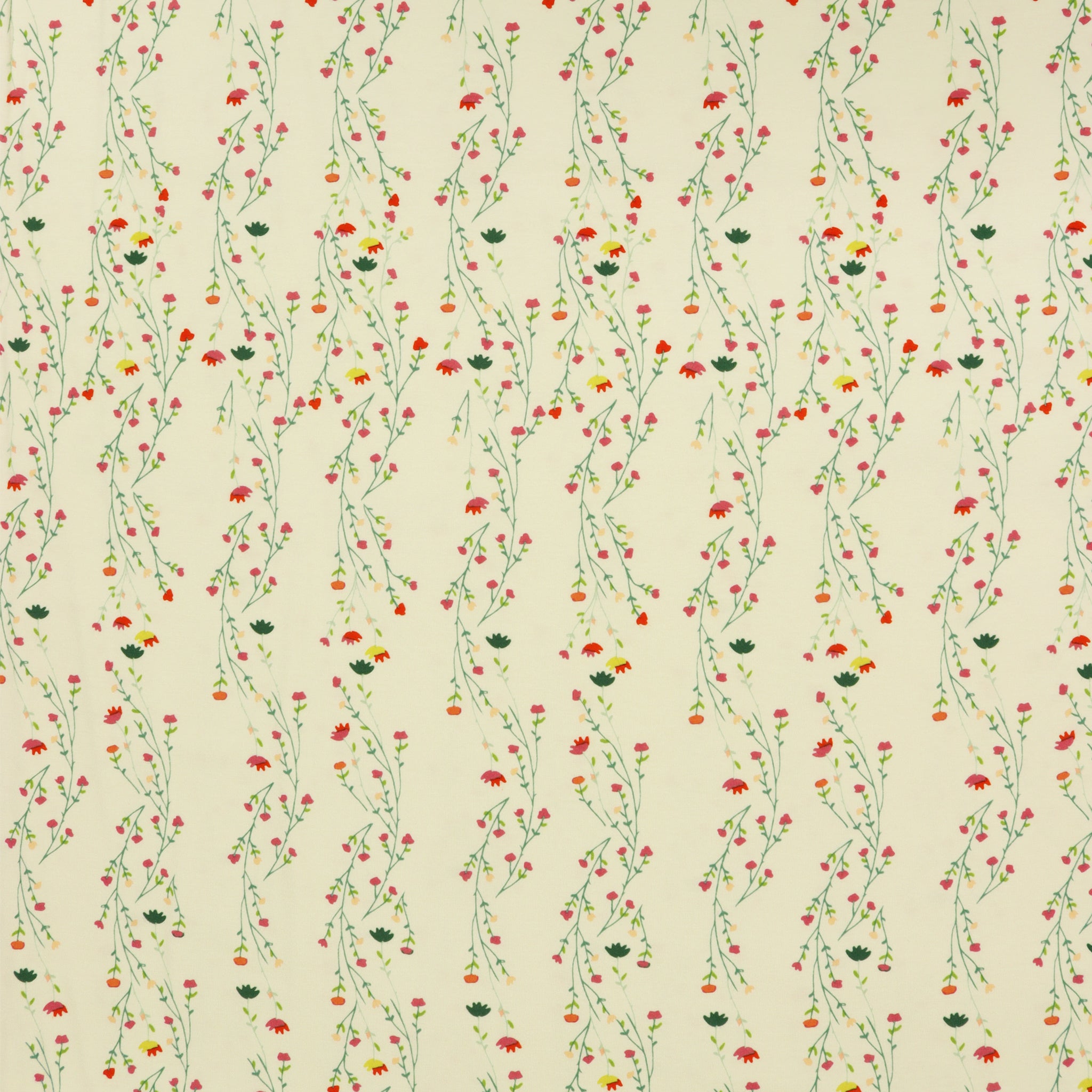 Climbing Posies Pale Fabric in Knit