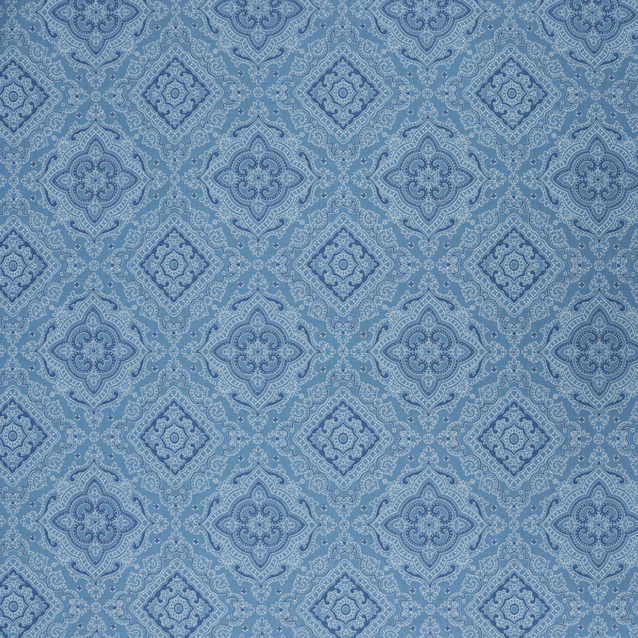 The Drawing Room Fabric Collection - Tea Table Blue