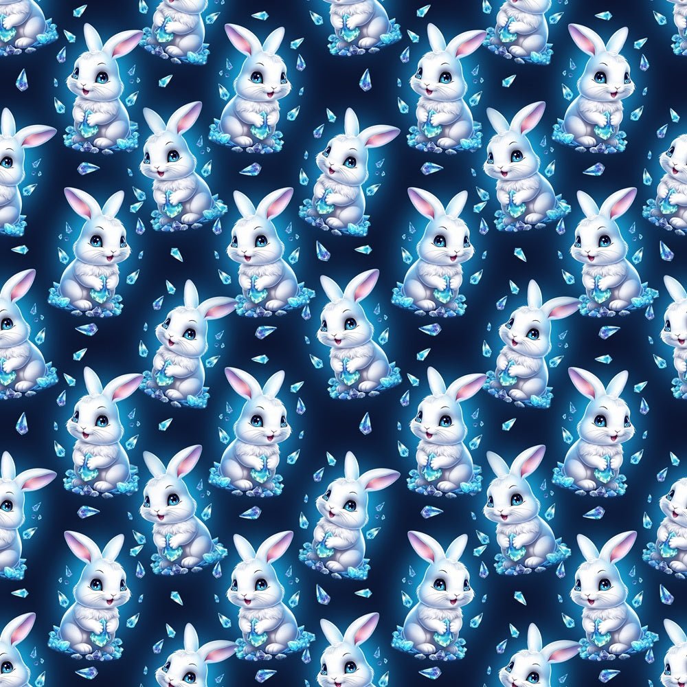 Bunnies & Diamonds Fabric