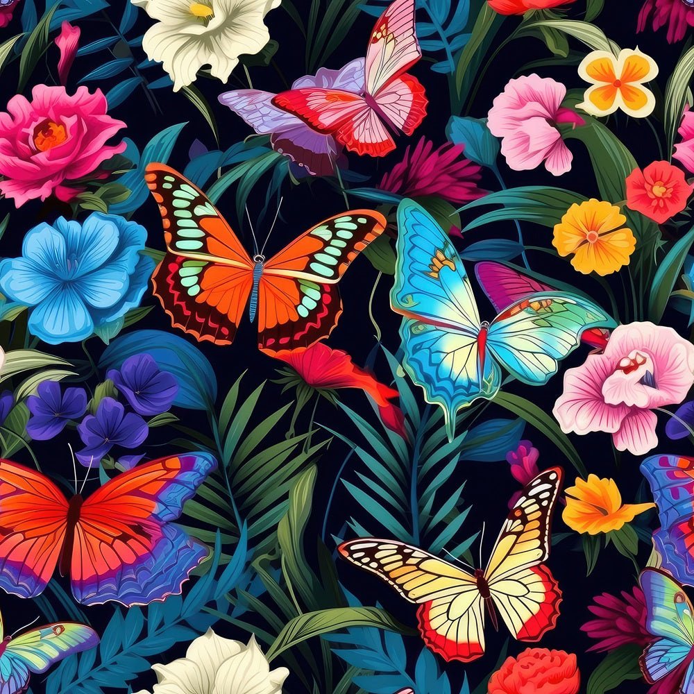 Butterflies & Blooms Pattern #11 Fabric