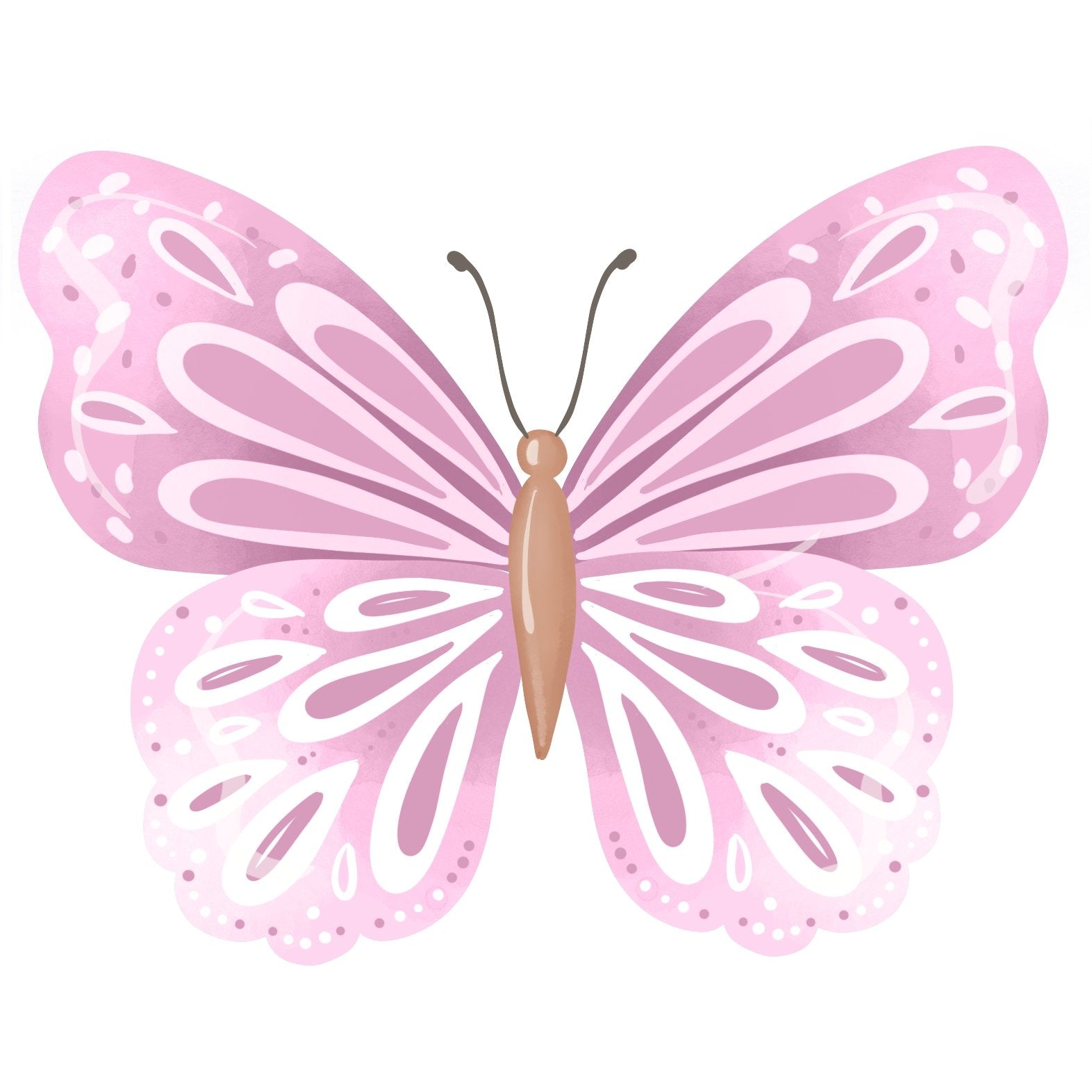 Butterflies & Rainbows Butterfly #6 Fabric Panel