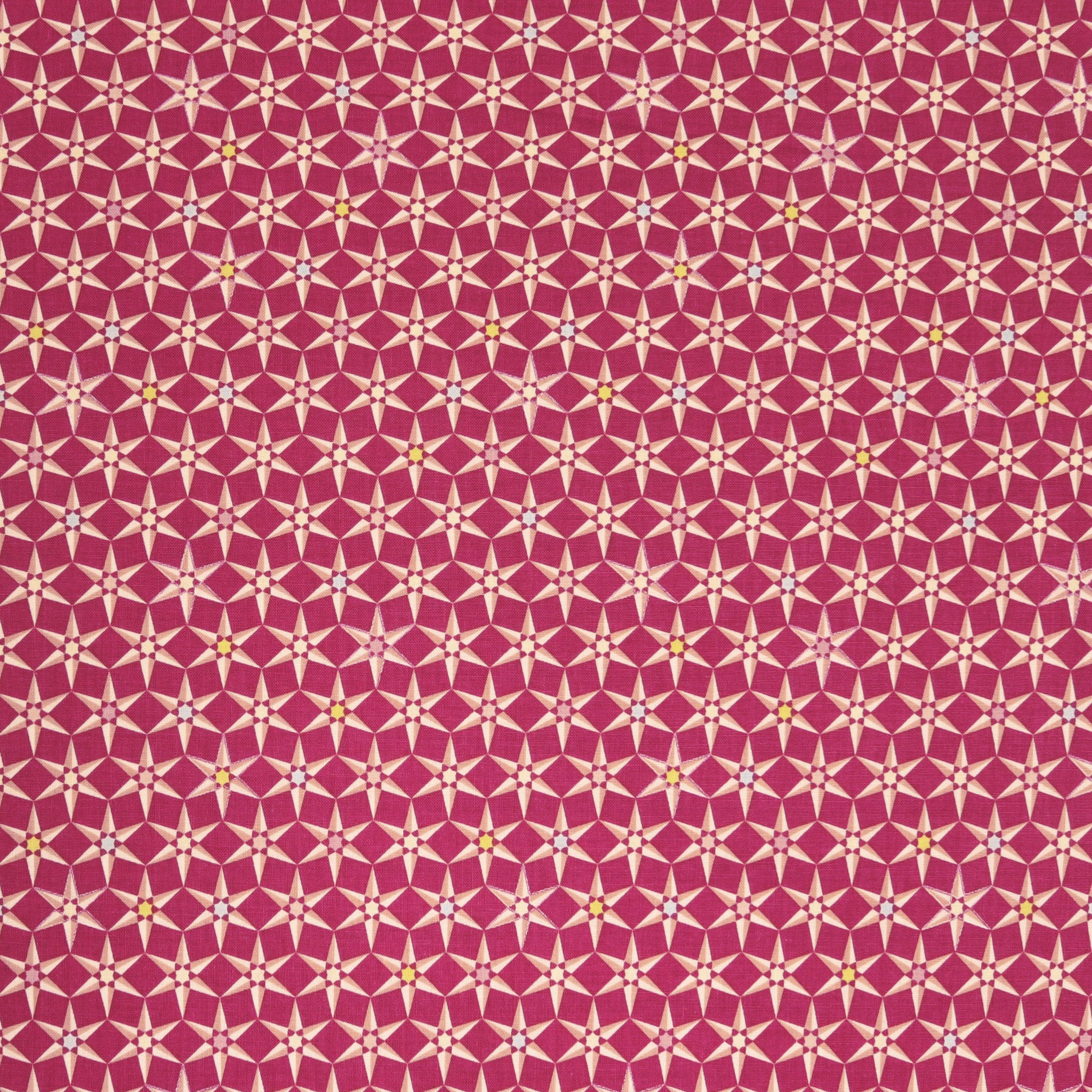 Cityscape Day Fabric Collection - Star Cerise
