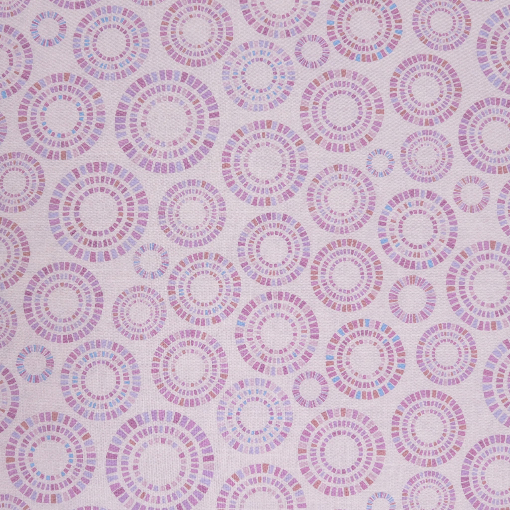 Cityscape Night Fabric Collection - Traffic Circle Lavender