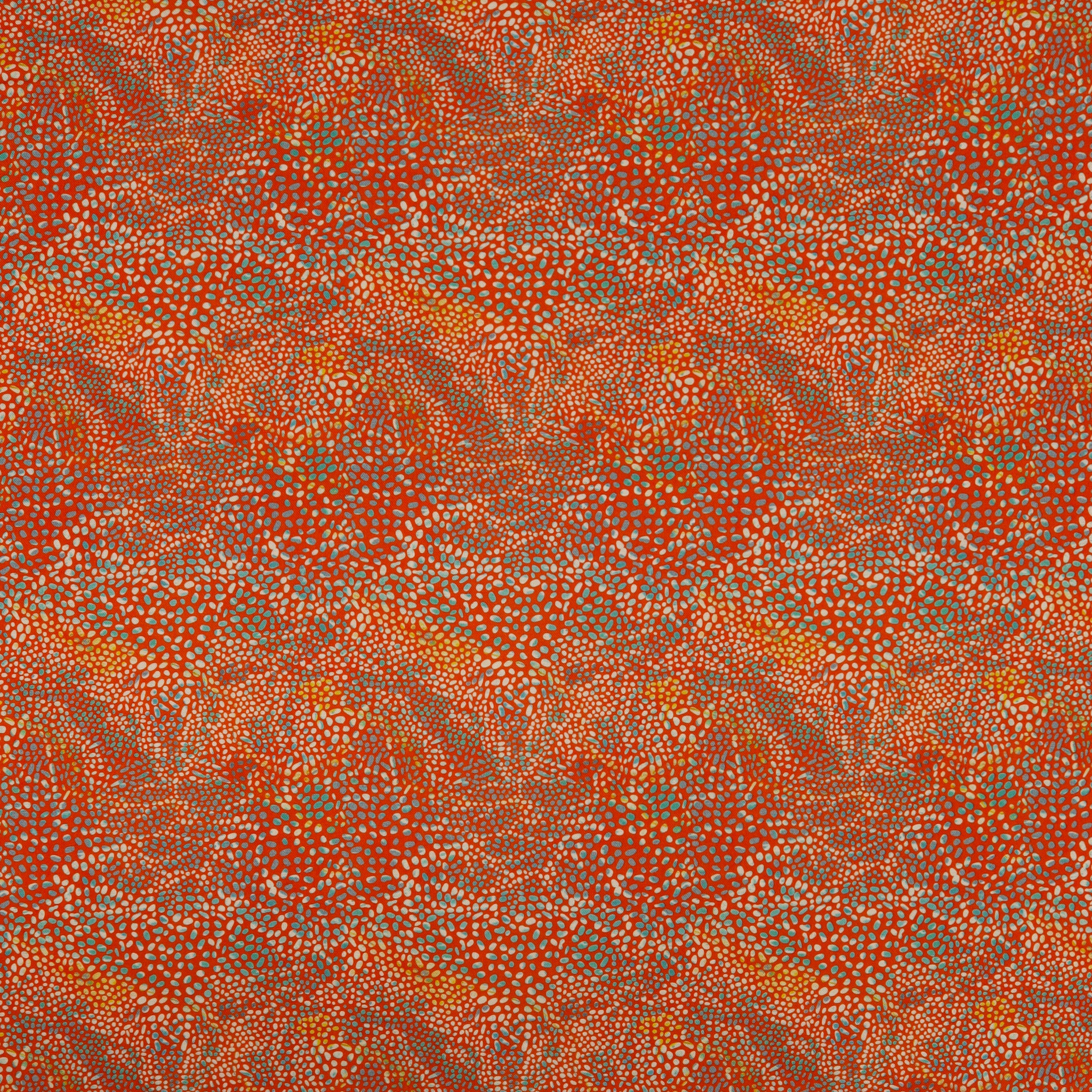 Under The Sea Fabric Collection - Bubble Trails Coral