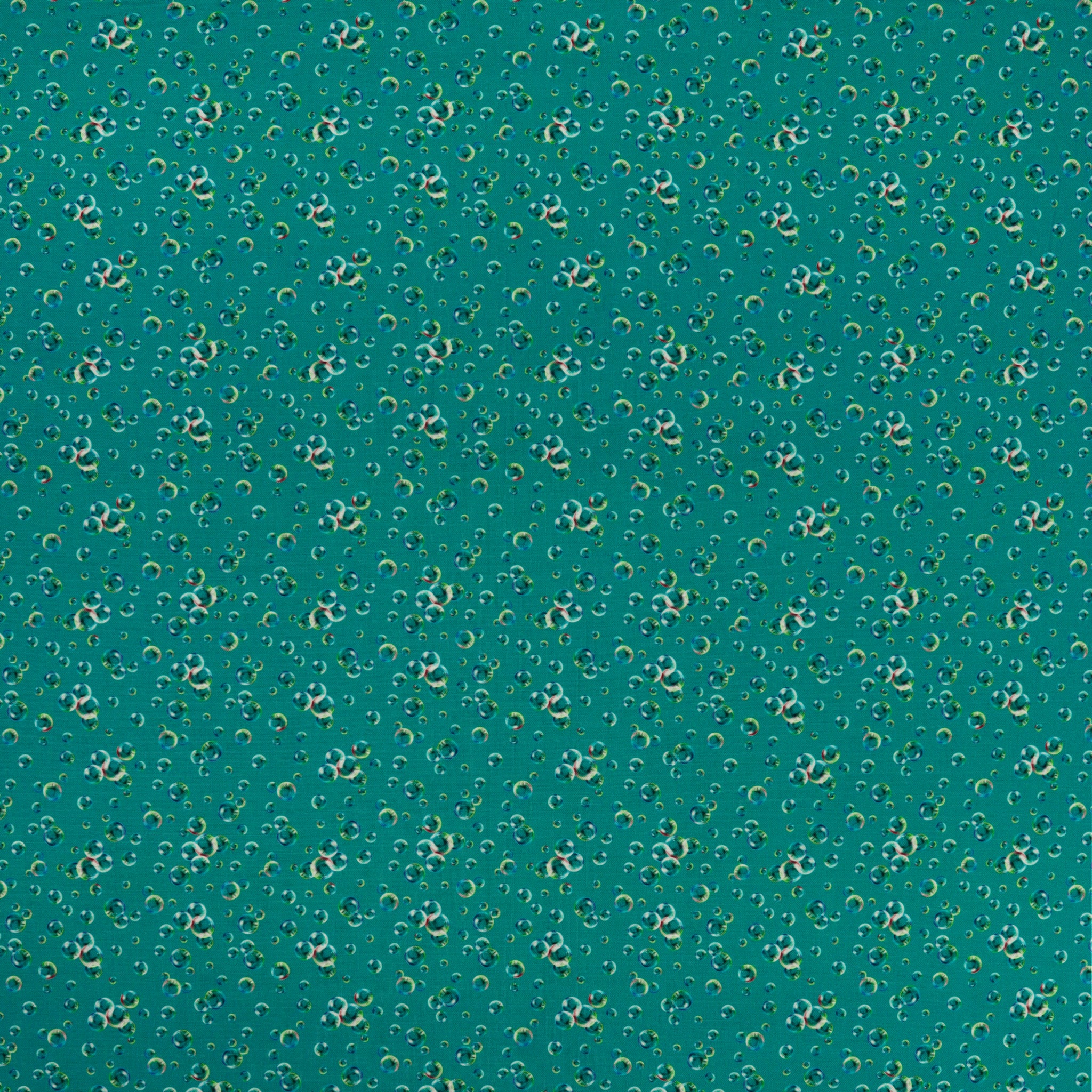 Under The Sea Fabric Collection - Sea Bubbles Teal