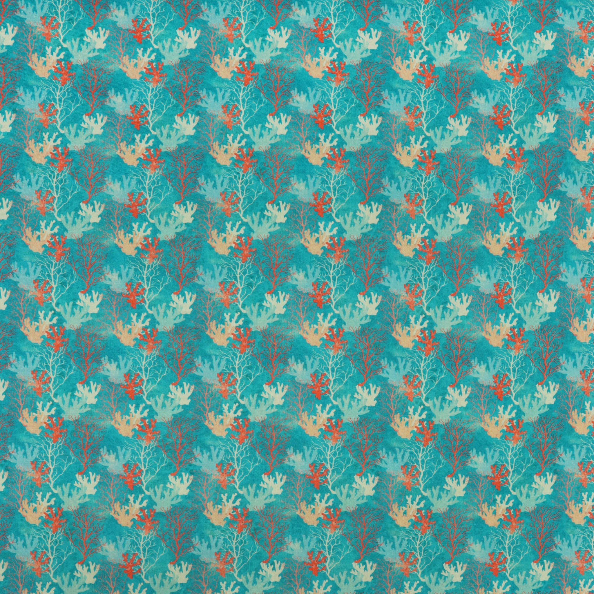 Under The Sea Fabric Collection - Coral Reef Turquoise