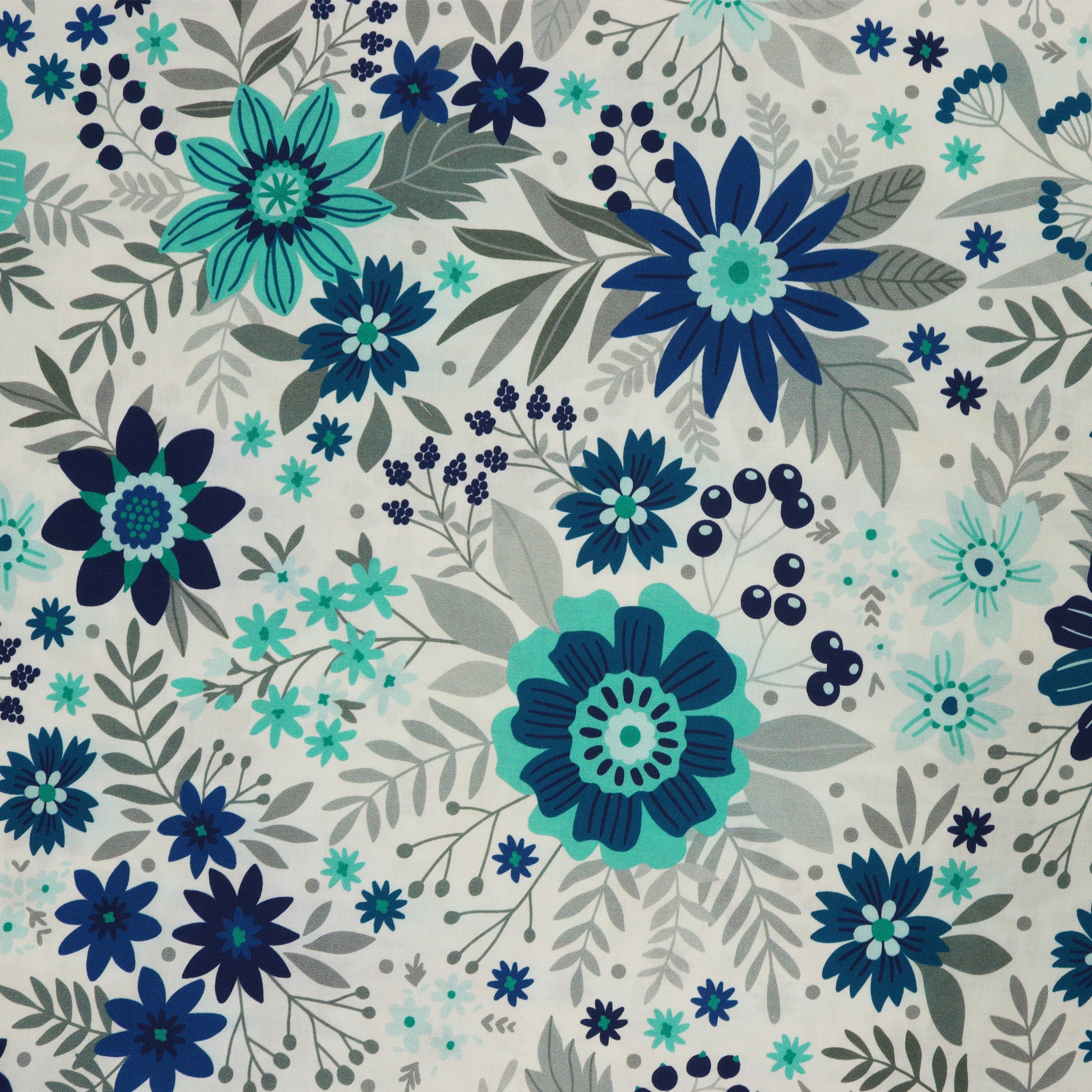 Among the Wildflowers II 108" Quilt Backing - Daybreak Indigo