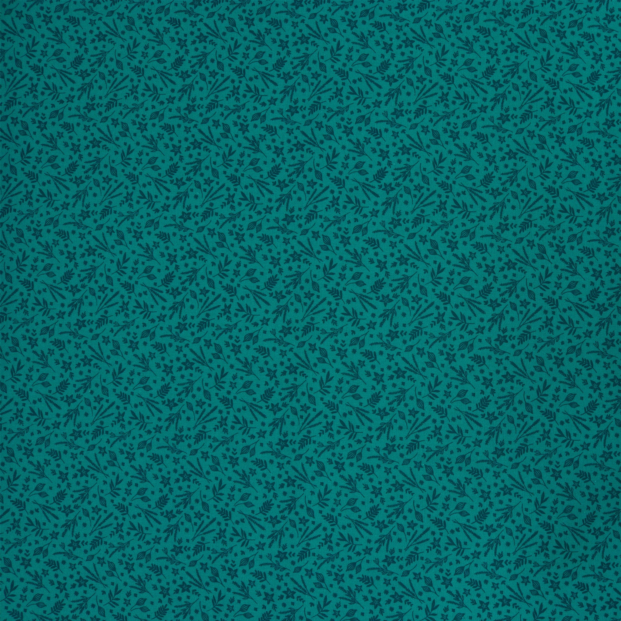 Among the Wildflowers II Fabric Collection - Sketch Book Teal