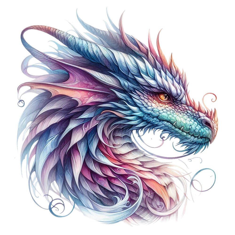 The Dragon Lair Dragon #15 Fabric Panel