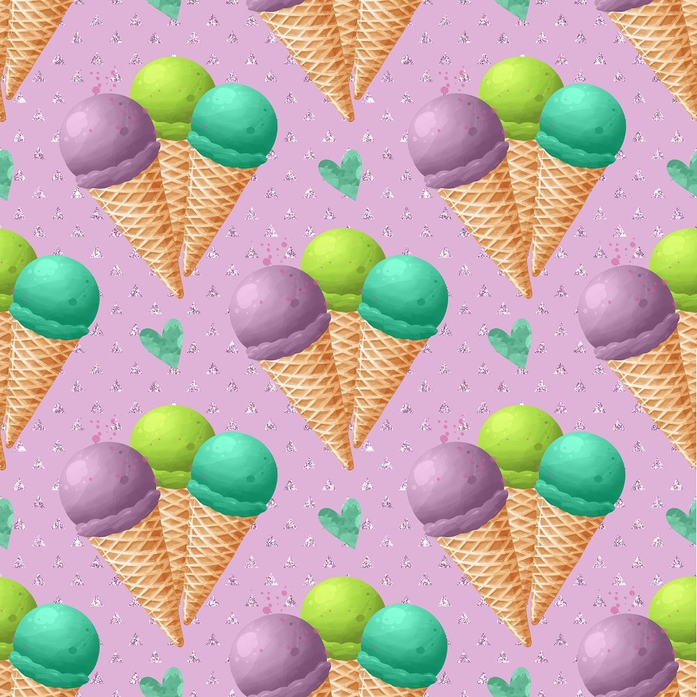 Three Cones on Triangle Fabric - Purple