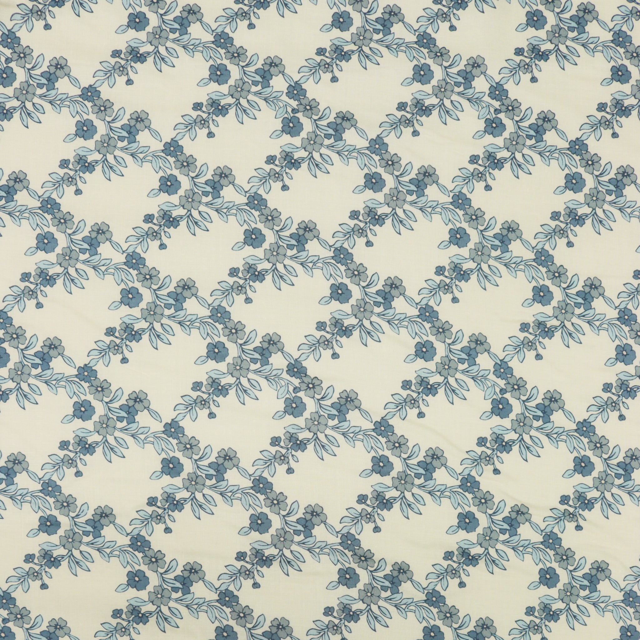 Charming Arbor Bluebell Fabric in Rayon
