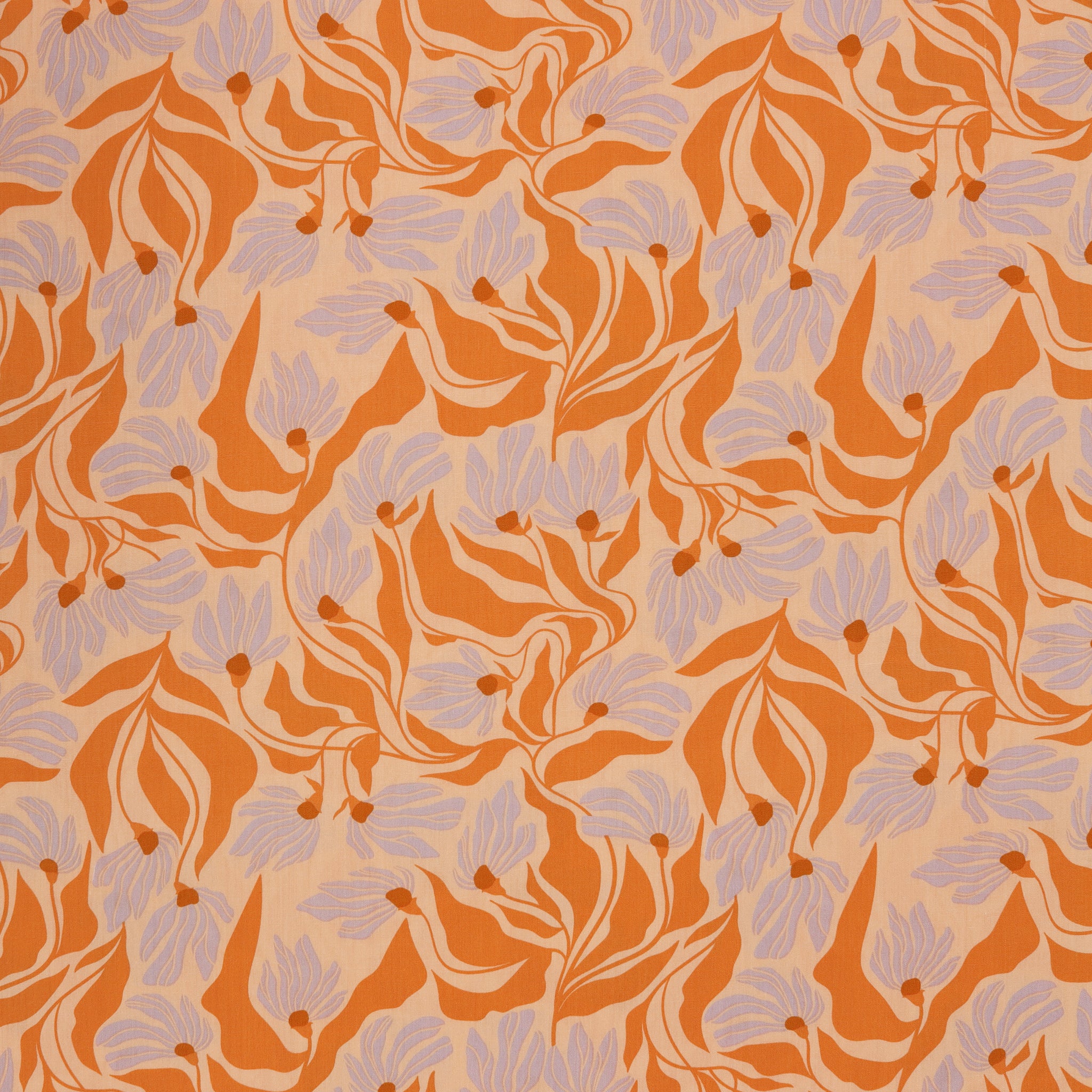Tangerine Fabric Collection -  Wind Dance Blaze