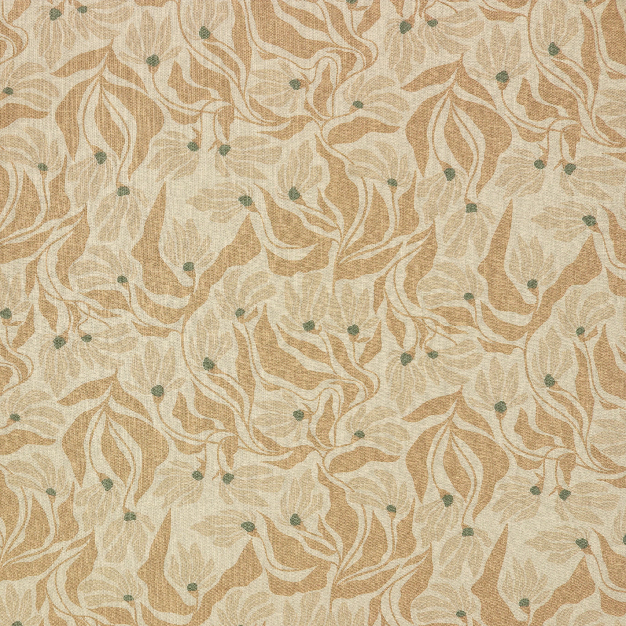 Tangerine Fabric Collection -  Wind Dance Haze in Linen Blend