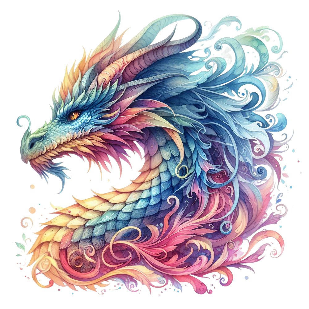 The Dragon Lair Dragon #29 Fabric Panel