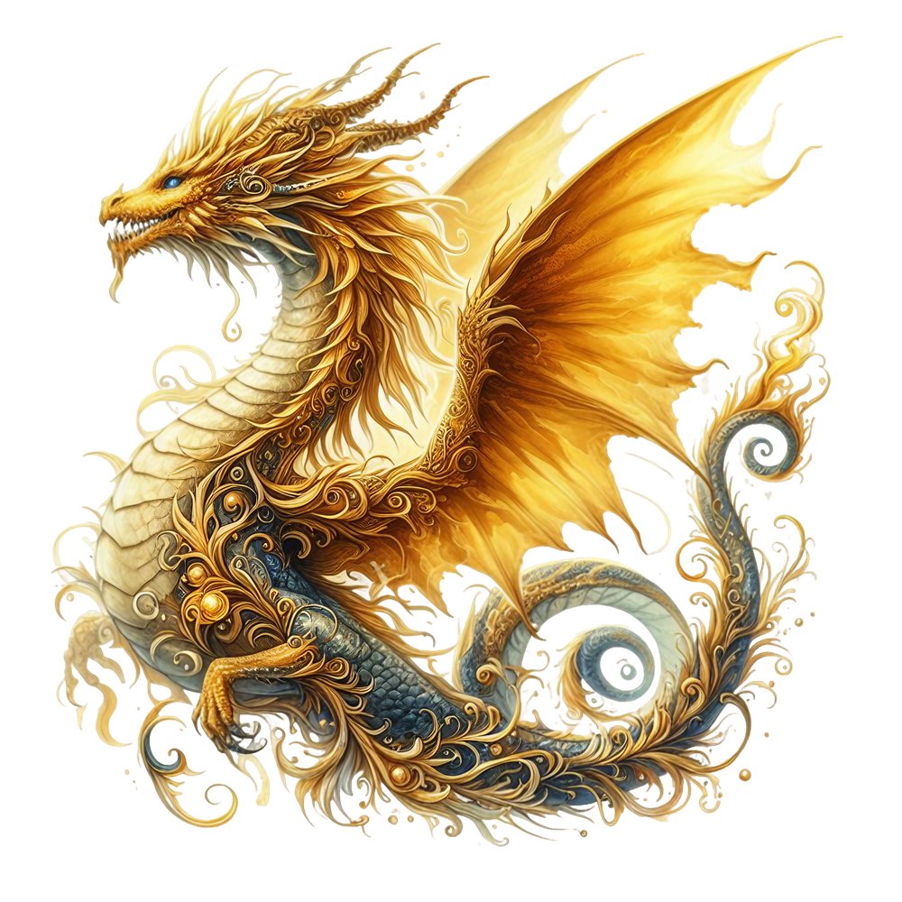 The Dragon Lair Dragon #57 Fabric Panel