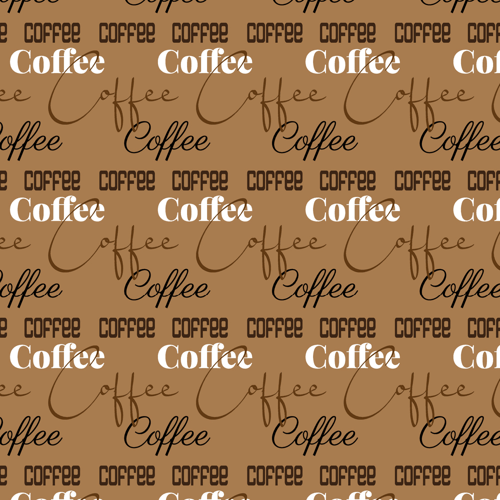 Three Times The Coffee Fabric - Brown