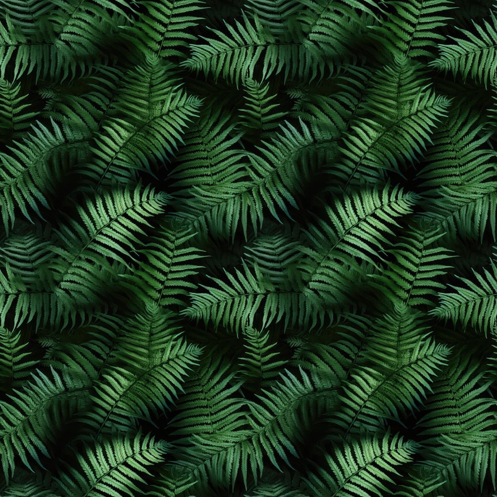 Tropical Packed Leafy Green Fabric