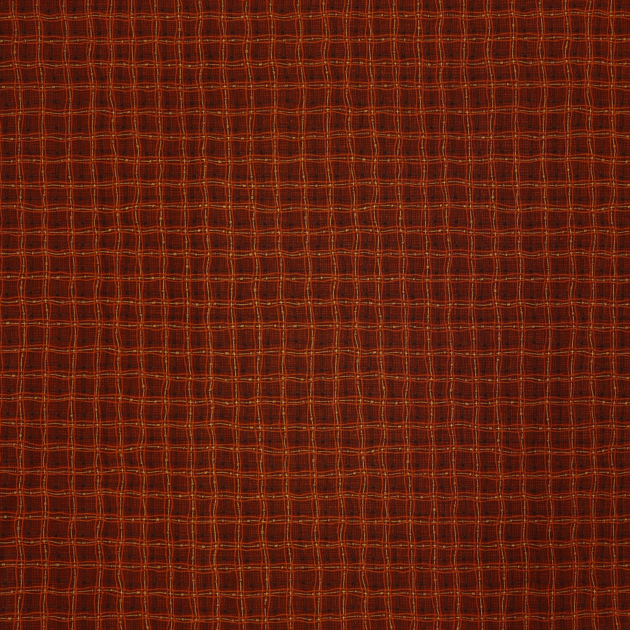 Autumn Breeze Fabric Collection - Rambling Plaid Pumpkin