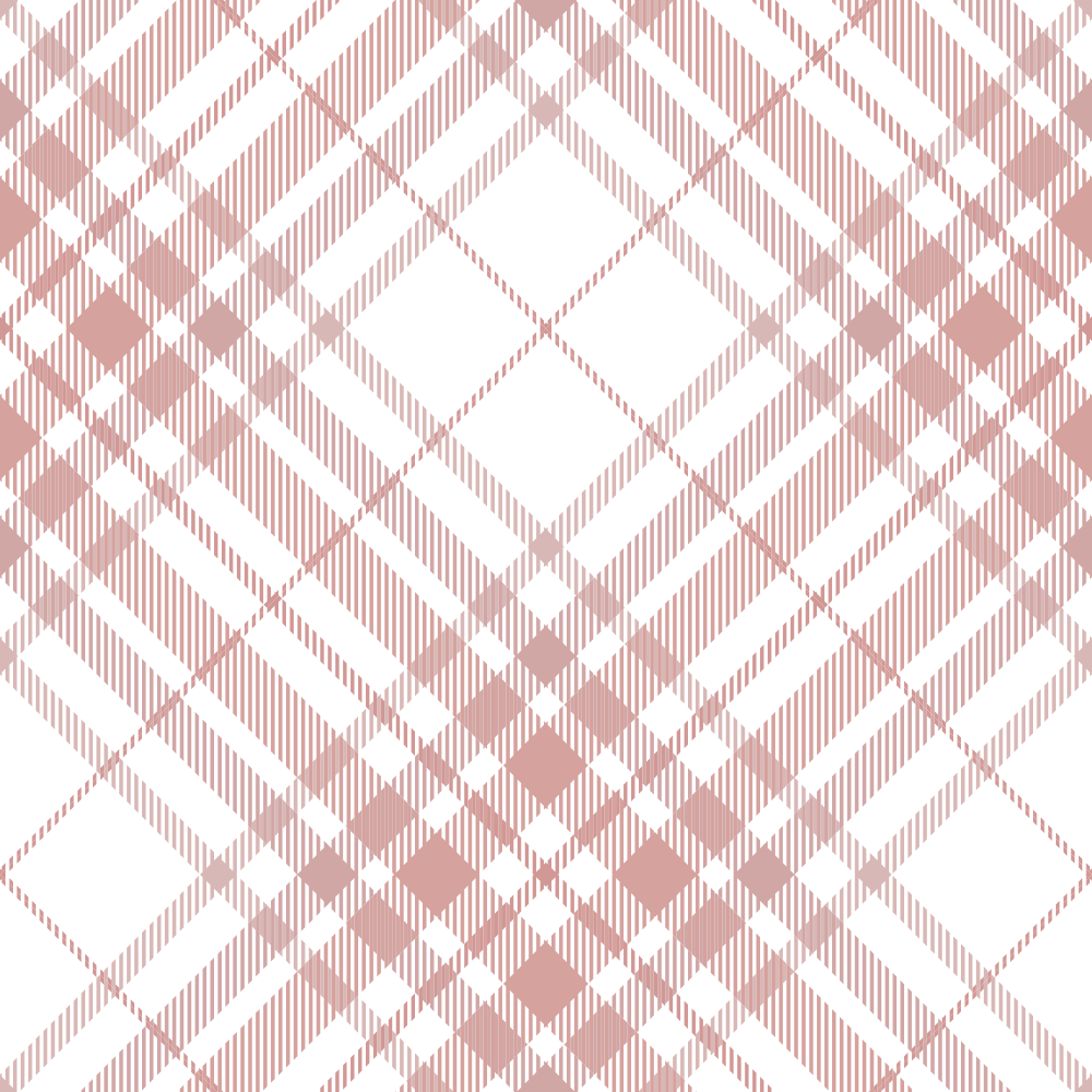 Tartan Plaid Fabric - Rose Gold