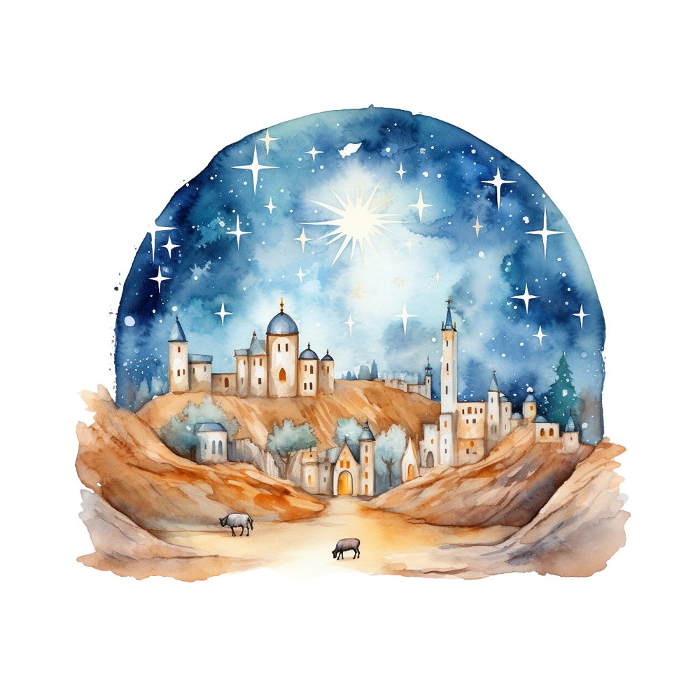 The City of Bethlehem #1 Fabric Panel