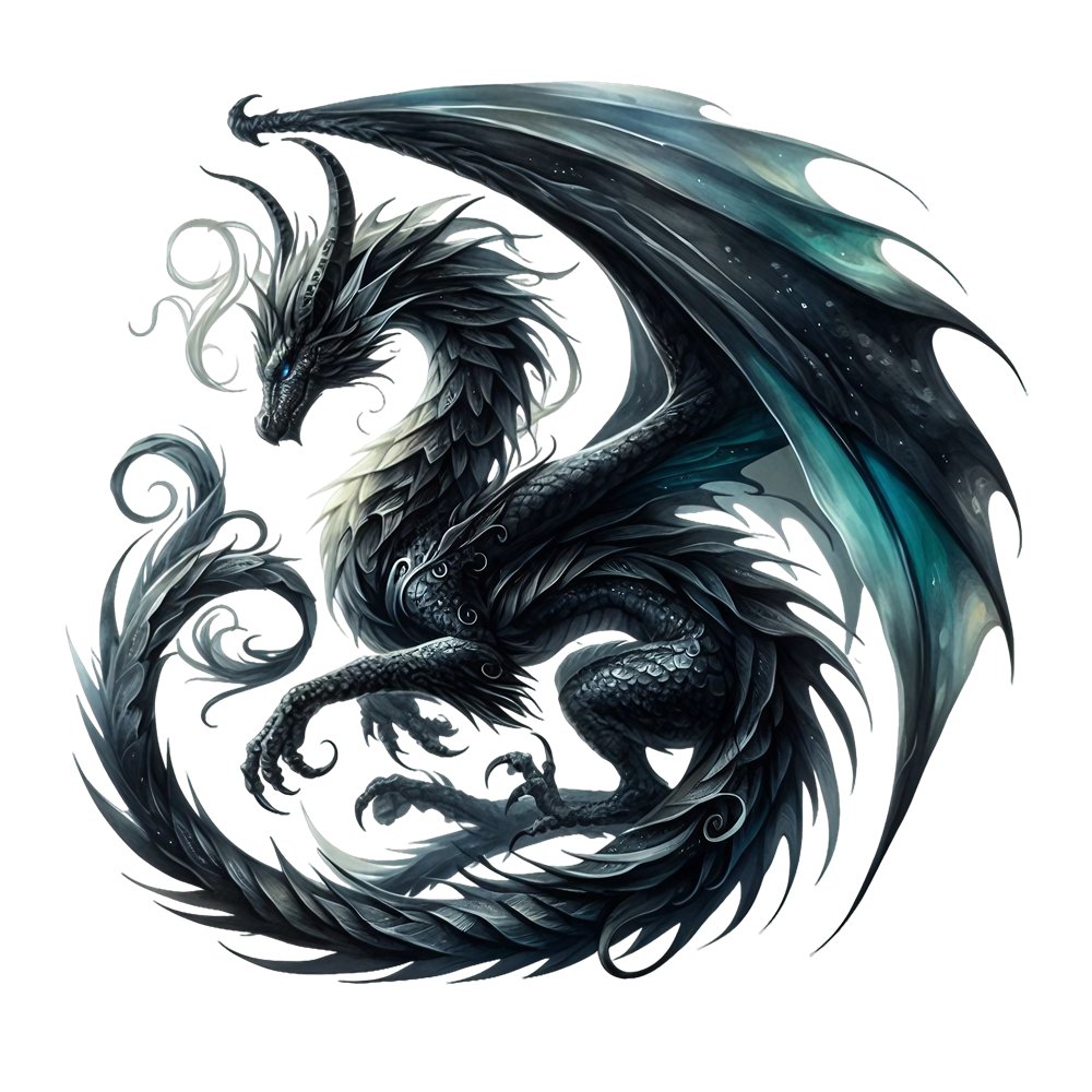 The Dragon Lair Dragon #56 Fabric Panel